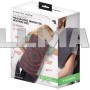 Массажный и согревающий коврик для спины Massaging weighted heating pad в чехле Gray